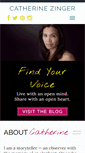 Mobile Screenshot of catherinezinger.com